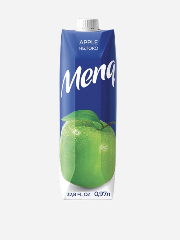 Menq Apple Juice 32,8 Fl oz/ 0.97L