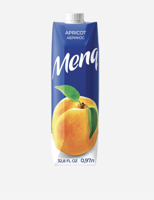 Menq Apricot Juice 32,8 Fl oz/ 0.97L