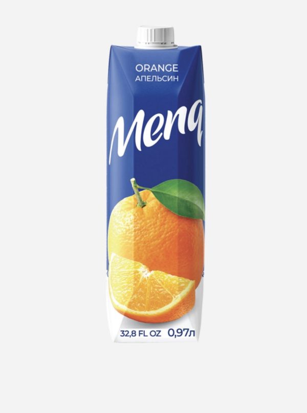 Menq Orange Juice 32,8 Fl oz/ 0.97L